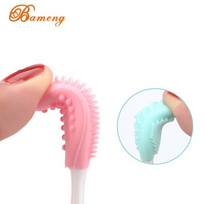 2 in 1 Nose Double-Sided Tool Silicone Lip Scrub Exfoliator Brush